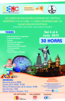 AFICHES NEUROCIRUGIA 2015