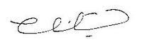 Firma presidente CLAN 2008